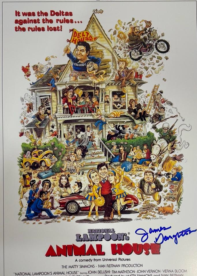 James Daughton Signed 11x17 Photo (National Lampoons Animal House) - Schwartz COA #03